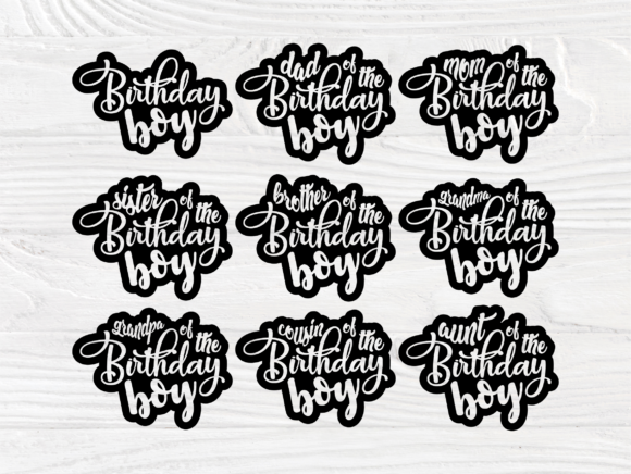 Birthday Boy SVG: Graphics & Crafts for Sellers