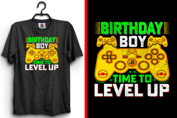 Birthday Boy Time to Game: Graphics & Print Templates