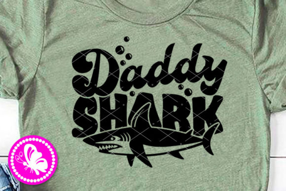 Daddy Shark T Shirts Jaws Birthday Gift