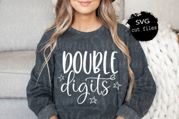 Double Digits Svg, Birthday Squad Svg